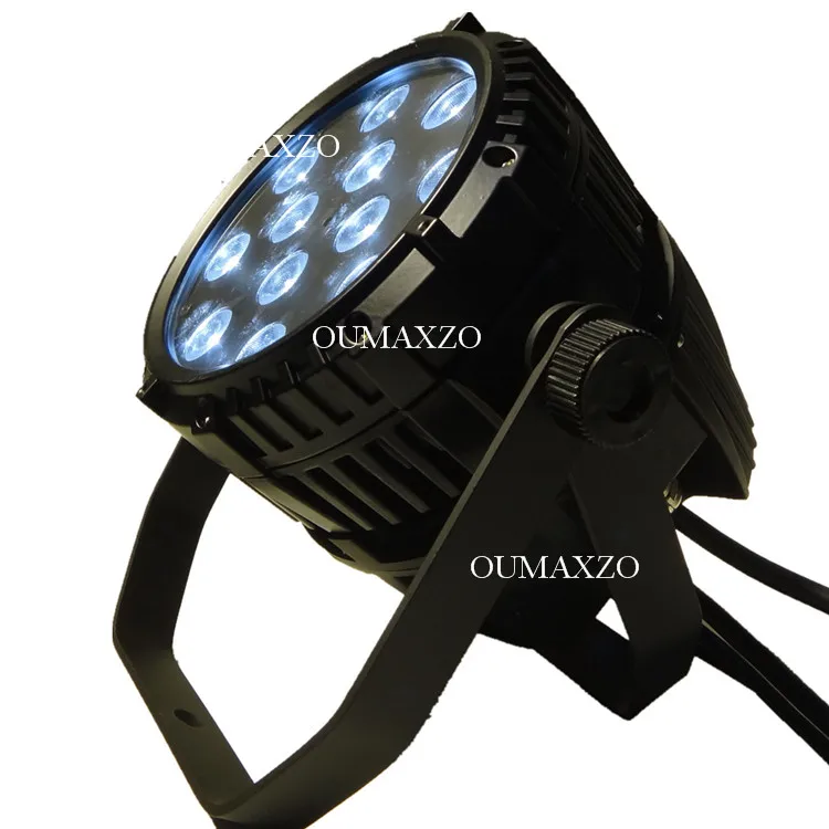 8 шт./лот Открытый водонепроницаемый сценический свет 12 шт. Вт RGBW 4in1 светодиодный