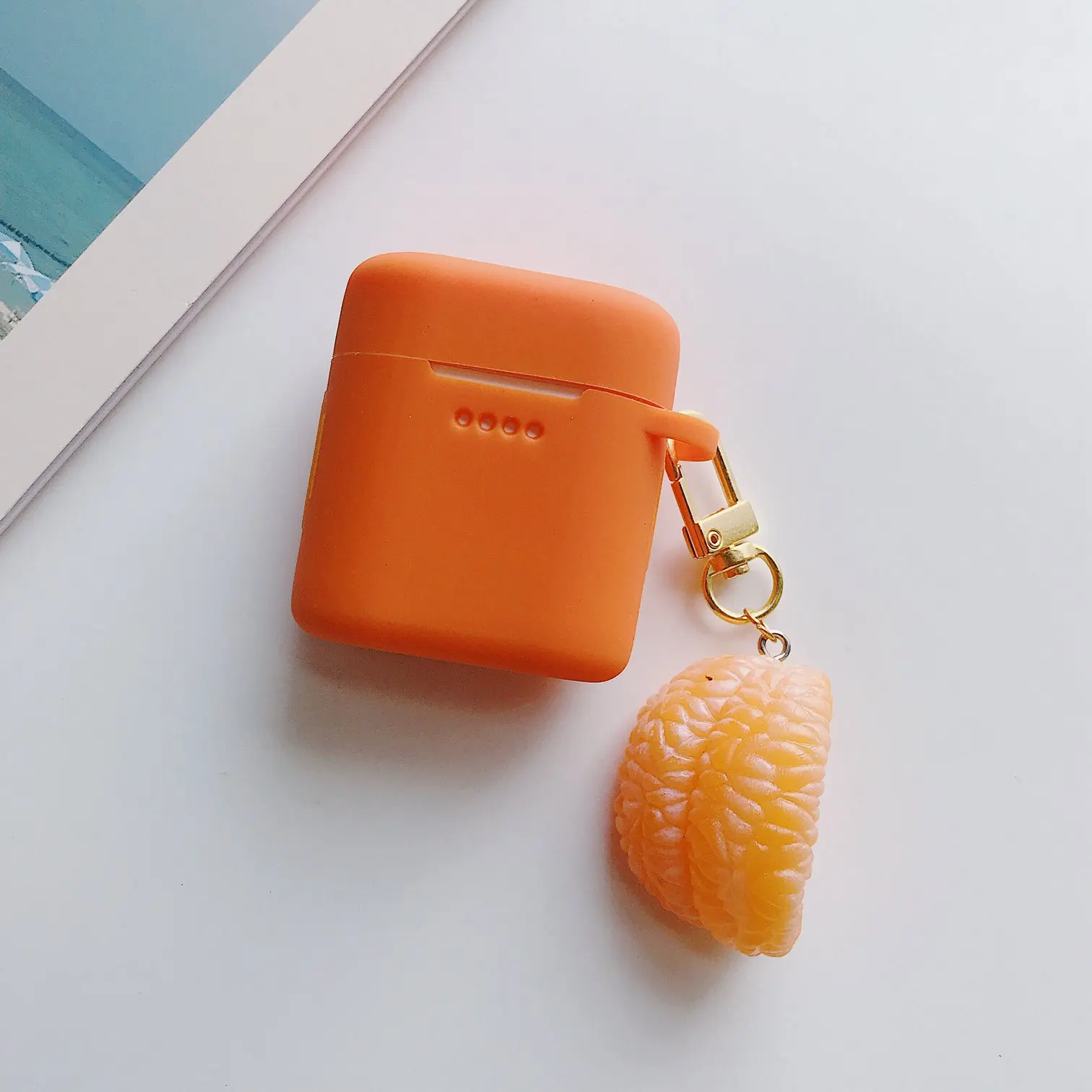 C4 Для huawei FreeBuds 2 Pro Honor FlyPods Pro Чехол для наушников милый Мини Фруктовый с кольцом для ключей силиконовый чехол s для huawei freebuds чехол - Цвет: C4