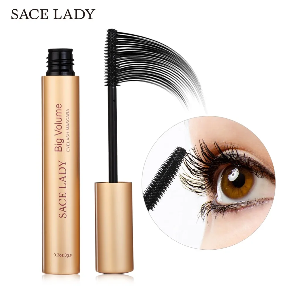 SACE LADY Mascara Makeup Brand Curling Thick Black Eye Lashes Rimel Professional Make Up Volume Natural Eyelash Cosmetic |