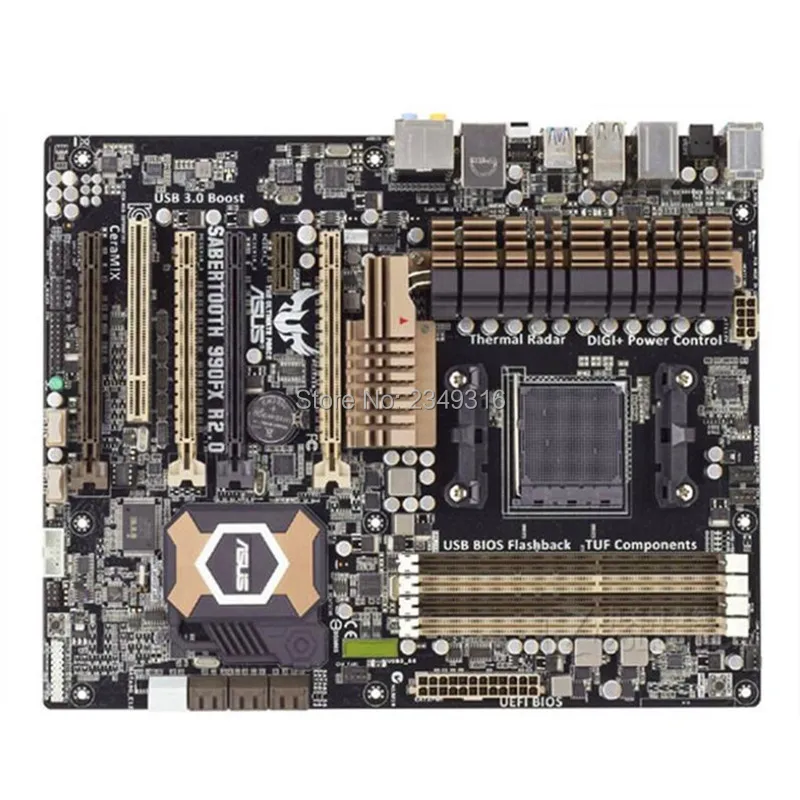 Материнская плата для настольного компьютера Asus SABERTOOTH 990FX R2.0 Socket AM3 + DDR3