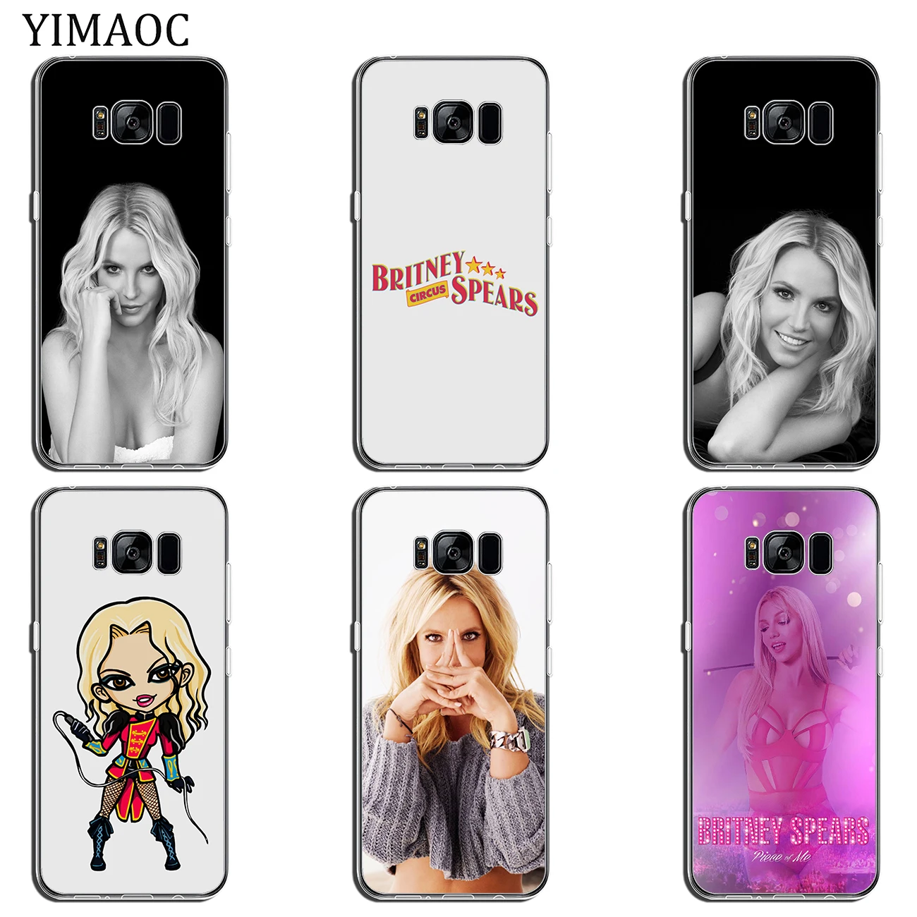 YIMAOC Спирс мягкий из термопластика силиконовый чехол для мобильного телефона Samsung