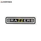 SLIVERYSEA 4,9*22,5 см Автомобильная наклейка BRAZZERS, забавная Светоотражающая наклейка s, автомобильные наклейки, съемные автомобильные аксессуары # B1062