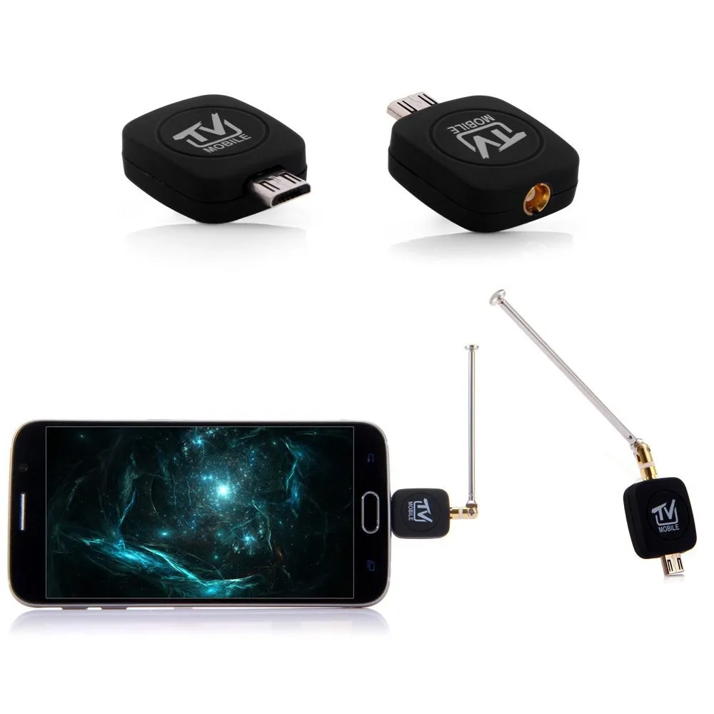 Новинка 2017 года ТВ тюнер Micro USB DVB T HD цифровой спутниковый телефонный ключ