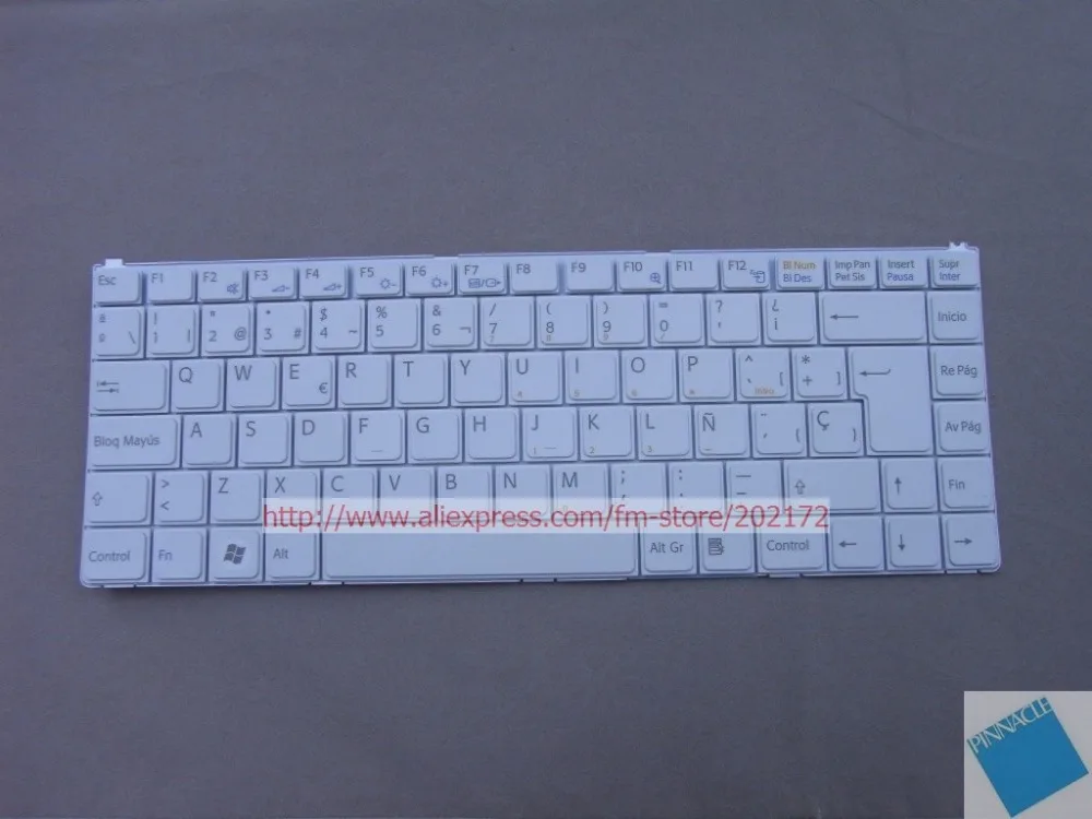 Совершенно новая белая клавиатура для ноутбука 81 31105001 31 K070278B1 SONY VAIO VGN N series