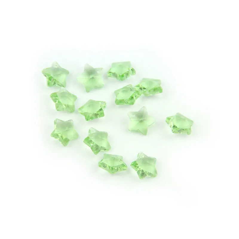 Бесплатная доставка 100 шт./лот 14 мм красные хрустальные Звездные бусины в 1