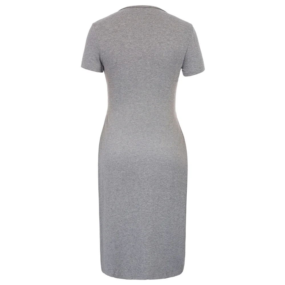 Женское платье для беременных Одежда кормящих матерей с коротким рукавом и