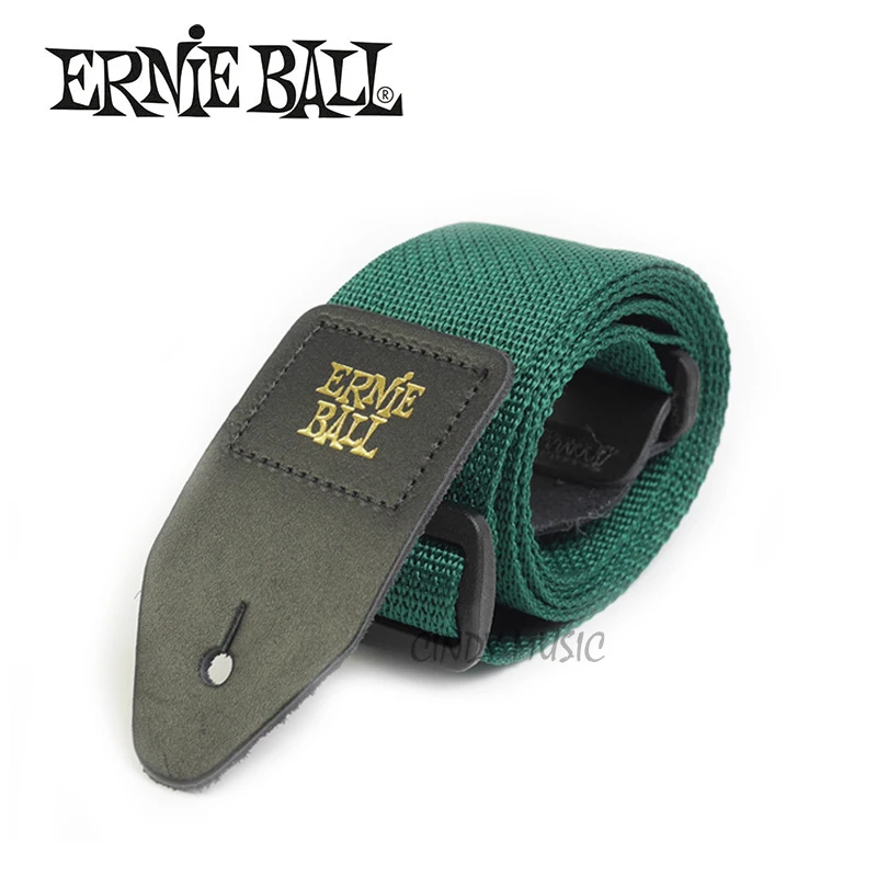 Ремешок для гитары Ernie Ball Polypro с кожаными концами удобный гитарный ремень