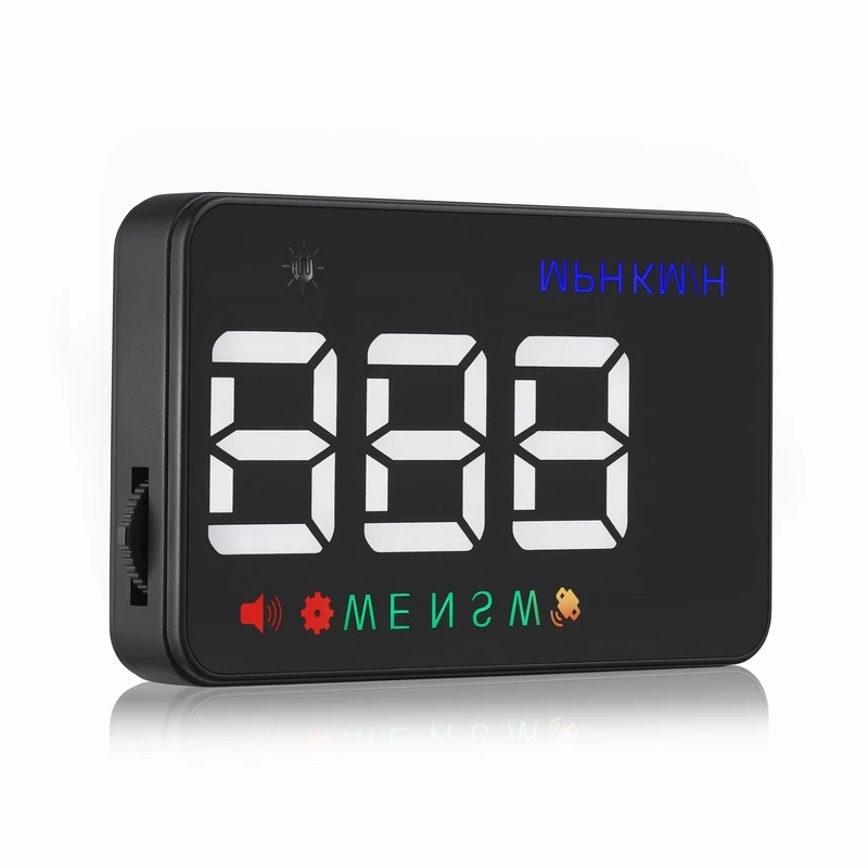 

Автомобильный дисплей HUD на лобовое стекло, GPS-датчик скорости, скорость o, цифровое оповещение о превышении скорости, проектор на лобовое ст...