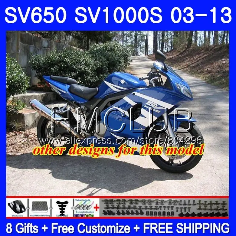 Обтекатель для SUZUKI SV1000S SV650S 03 04 05 06 07 08 28HM.10 SV650 1000 S SV 650S 2003 2004 2005 2006 2007 2008 | Автомобили
