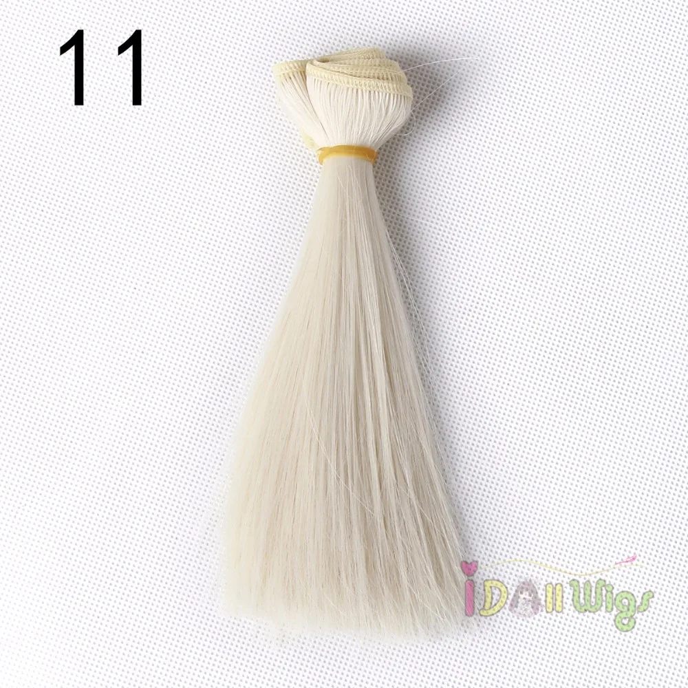 10 шт. парики для кукол 15 см красный синий желтый зеленый белый хаки|doll wig|american