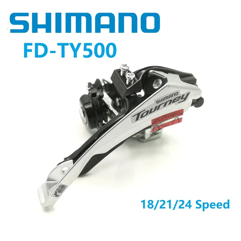 Оригинальный Новый Shimano Tourney FD TY500 3 Скорость передний переключатель максимум 42