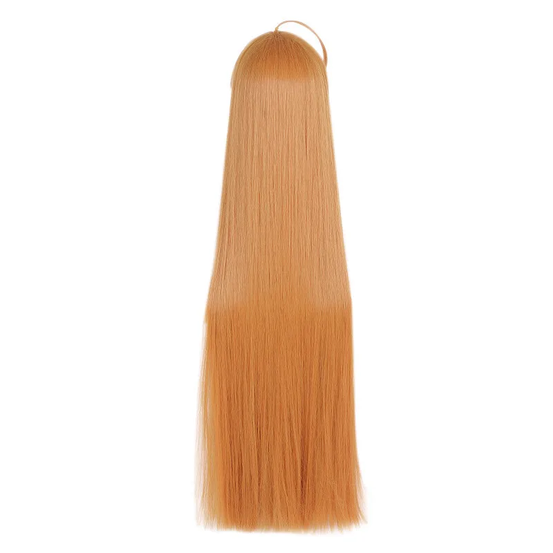 

Anime Persona 5 Futaba Sakura Wig Cosplay Costume Women Long orange Synthetic Hair Halloween Party Role Play Wigs
