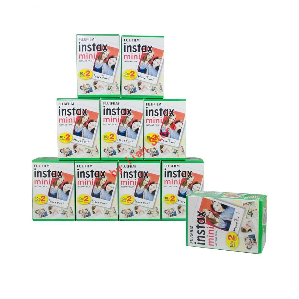 200 листов Fuji Fujifilm Instax Mini 9 пленка белая краевая фотобумага шт. для мгновенной мини