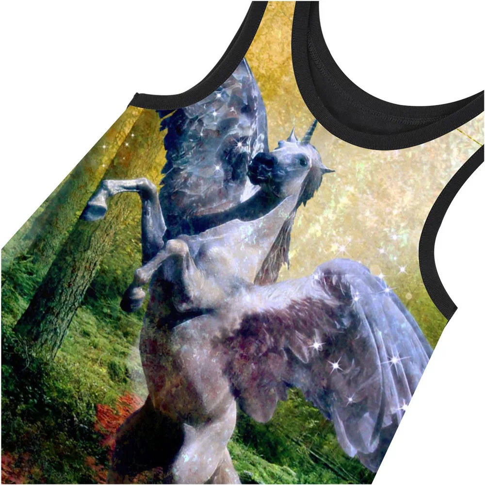 Одежда для девочек слюнявчик платье красивые платья милый Пегас Летний стиль