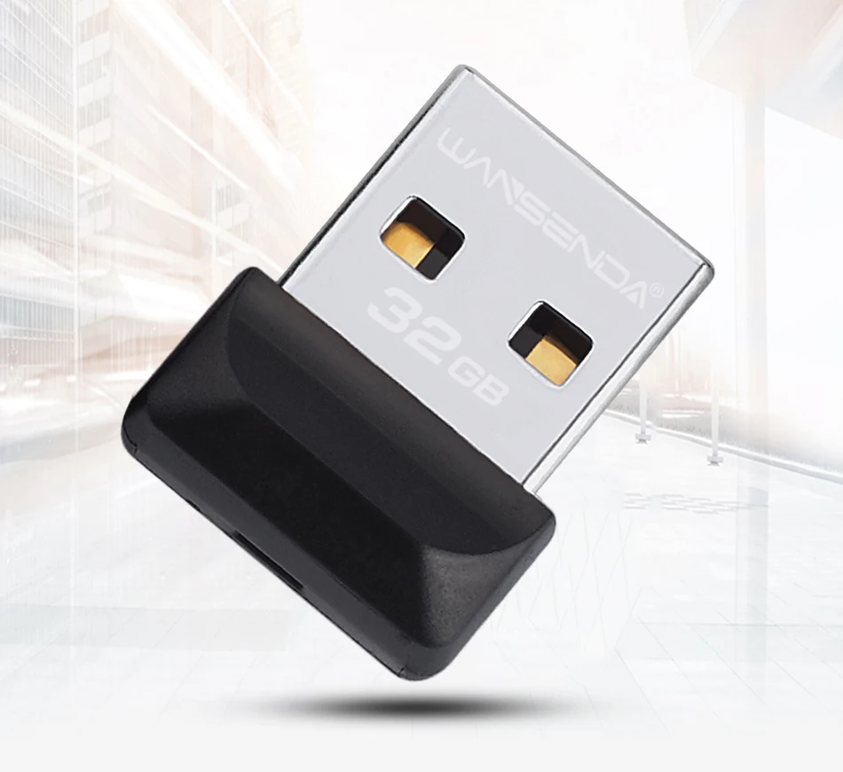 Полная мощность Супер tiny водонепроницаемый USB Flash Drive 32 ГБ 16 ГБ 8 ГБ 4 ГБ Wansenda накопитель флэш-накопитель памяти USB stick
