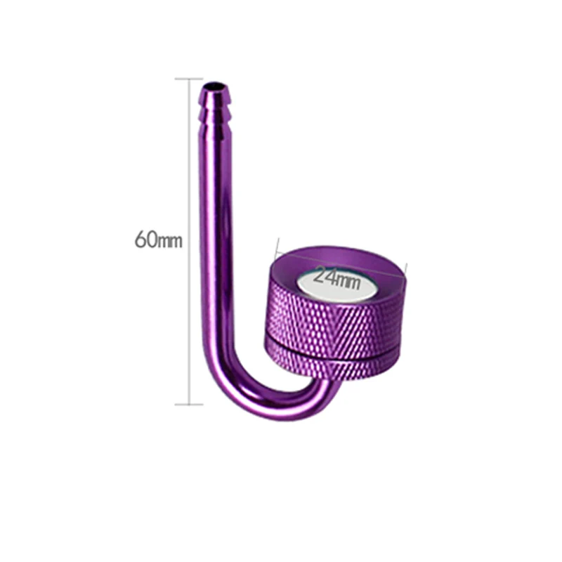 Purple 1 шт. серебро/фиолетовый/синий CO2 система распылителя диффузор аквариума распылитель углекислого газа аквариум водная установка - Цвет: Purple
