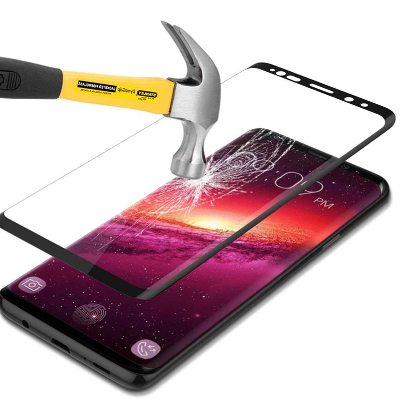 Ascromy 3D изогнутое полное покрытие закаленное стекло для Samsung Galaxy Note 8 S9 S8 S7 S6 Edge Plus A3