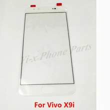 1PCS White Black Gold For Vivo X9i  Front Glass Touch Screen Panel Mobile Phone Replacement Parts