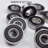 608 608rs 8227mm 10pieces bearing free shipping abec 5 bearings 10pcs rubber sealed bearing 608 608rs chrome steel bearings
