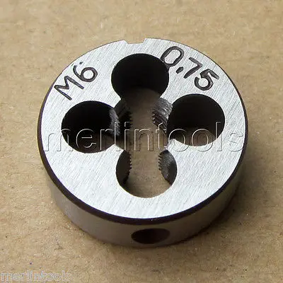 6 мм x .75 метрический правый штамп М6x0 75 шаг|hand die|right hand diemetric die |