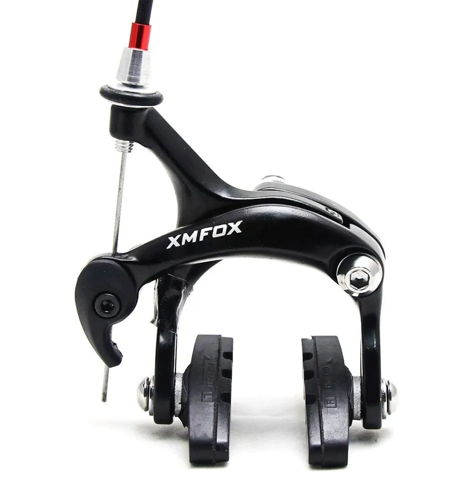 XMFOX-2.1 Road Brake Dual Pivot Bike Aluminum Side Pull Caliper Brake Front Rear Brake Road Racing Bicycle Brake Accessories