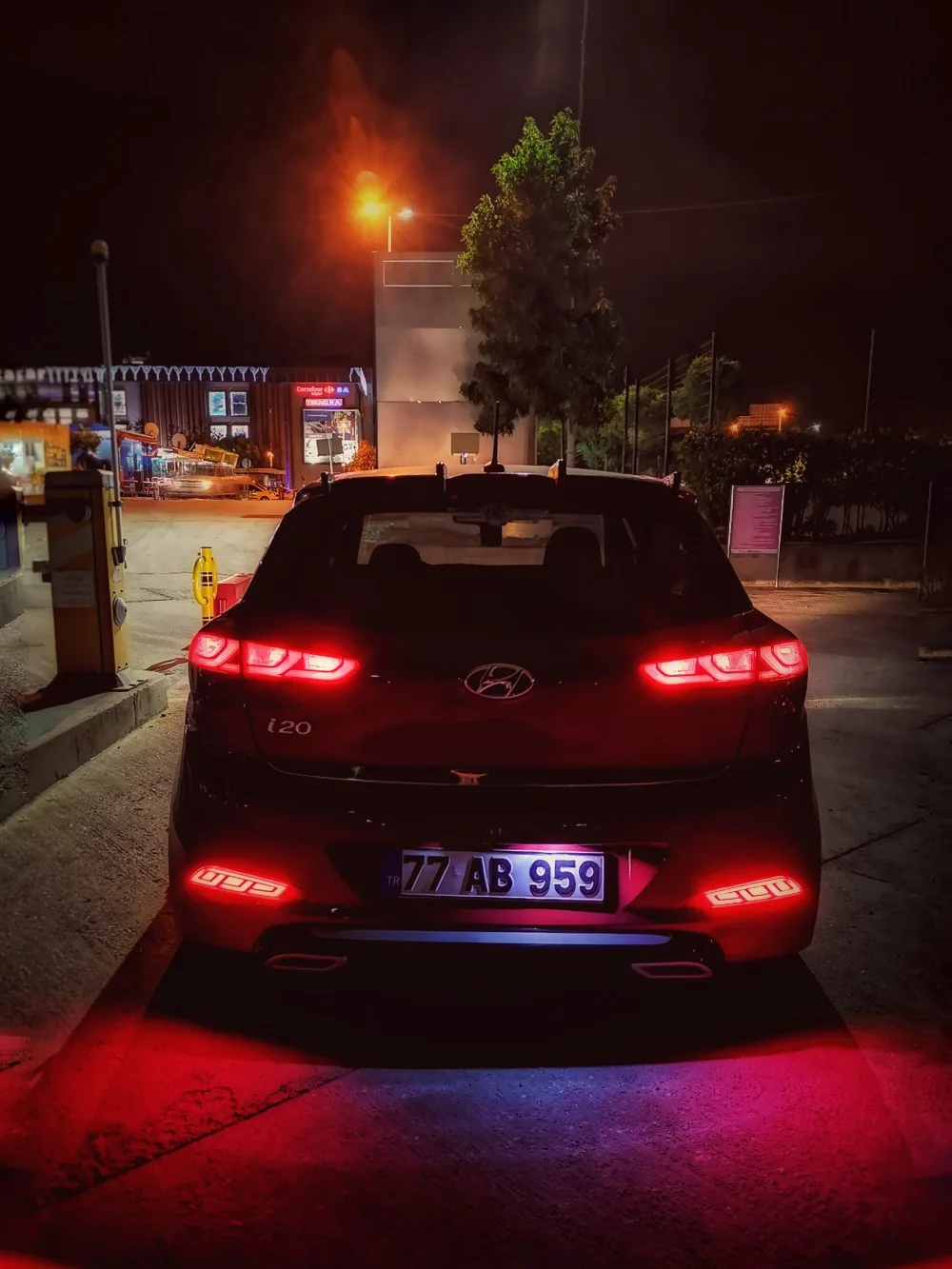 Qirun светодиодный задний бампер светильник сигнал поворота противотуманный