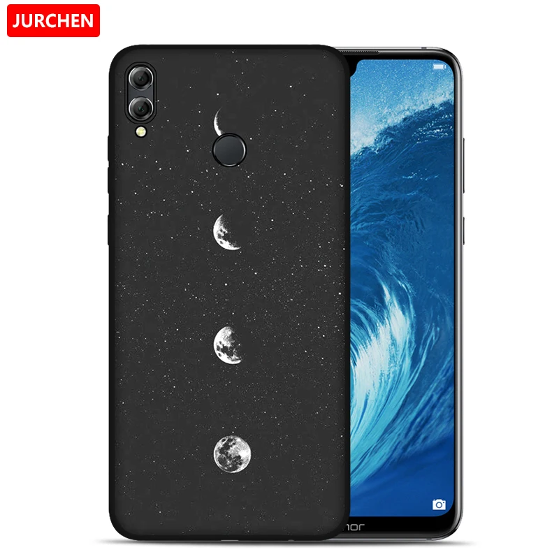 Чехол JURCHEN для Huawei Honor 8X Max силиконовый чехол с 3D рисунком задней панели телефона