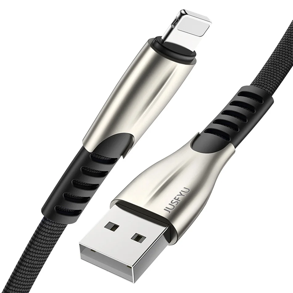 3A USB кабель для iPhone x xs max xr зарядный кабель для iPhone 8 7 6 6s plus USB кабель для передачи данных Телефонный Шнур адаптер - Цвет: Black