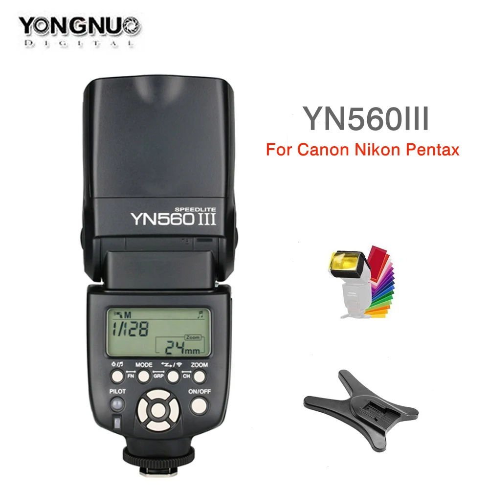 Беспроводная фотовспышка yongnuo YN560III YN560IV 2 4 ГГц для фотоаппаратов Nikon Canon Pentax Olympus Sony