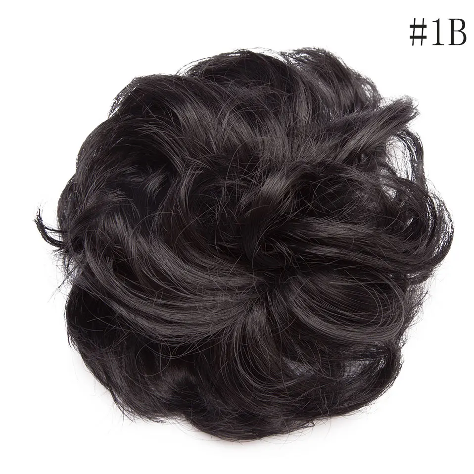 natural black SNOILITE синтетические шиньоны, резинки для наращивания, накладные волосы, накладные волосы - Цвет: natural black