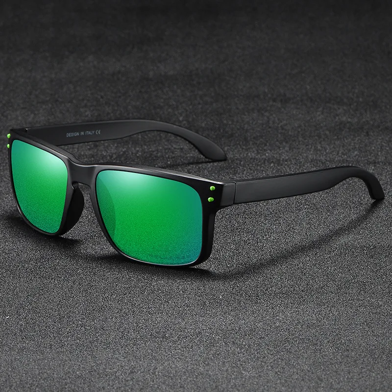 Мужские поляризационные солнцезащитные очки KDEAM брендовые Модные квадратной