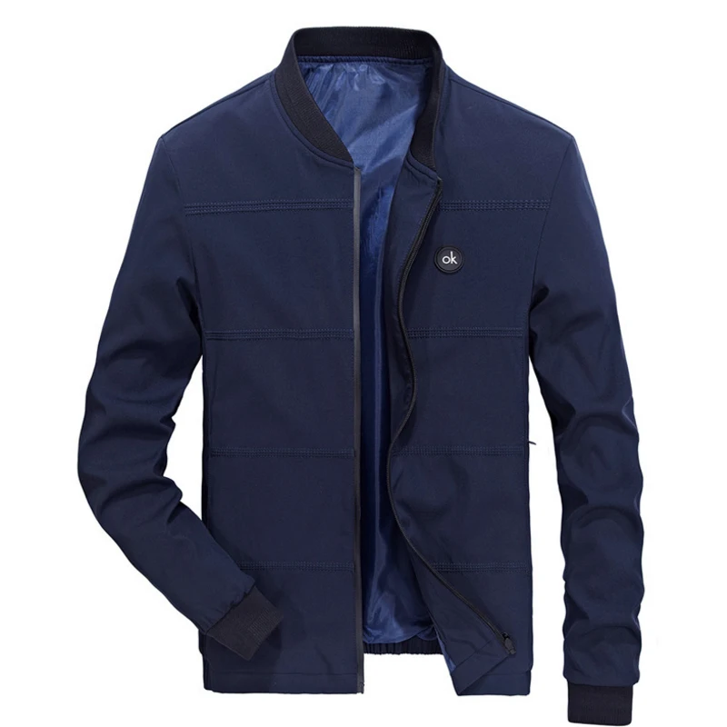Jackets Men Casual Coat Slim Fit Stand Collar Solid Brand New 2017 Men's Fashion Overcoat Clothing Plus Size M-4XL | Мужская одежда