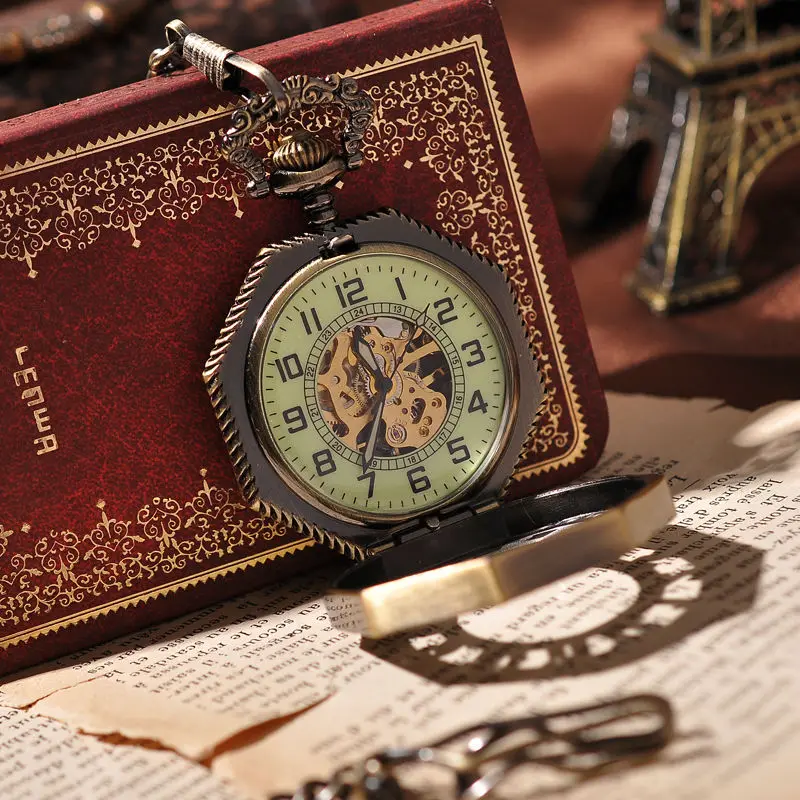 Новый известный бренд античная арабские цифры карманные часы нерегулярные