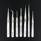 Пинцет для наращивания норковых ресниц, из нержавеющей стали 100%, сверхточный, 302