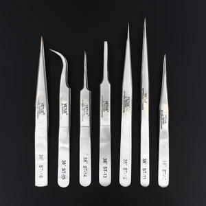 Пинцет для наращивания норковых ресниц, из нержавеющей стали 100%, сверхточный, 302
