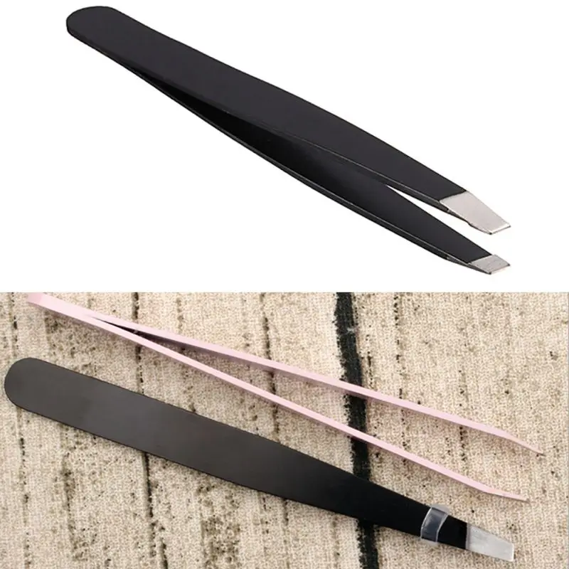 Профессиональный пинцет для удаления волос из нержавеющей стали бровей