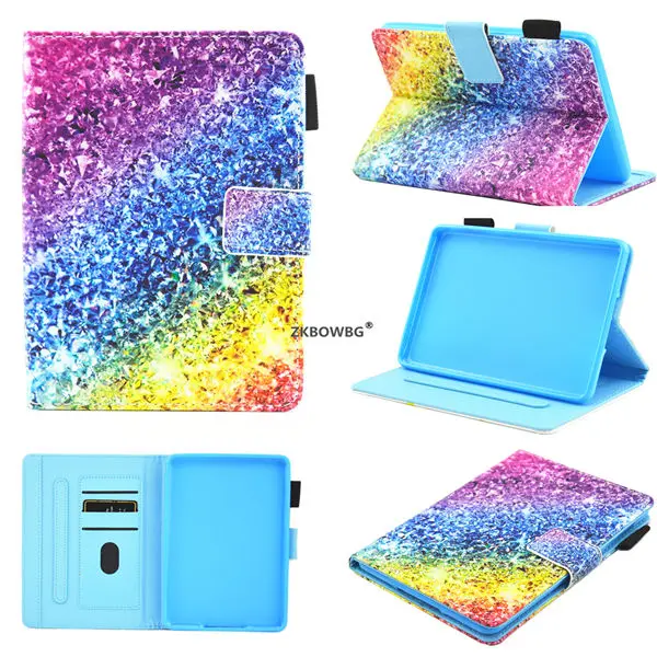 Рукав молнии сумки Folio чехол для Amazon All-New Kindle 10( релиз) PU кожаный чехол для Kindle 10th Gen E-Reader