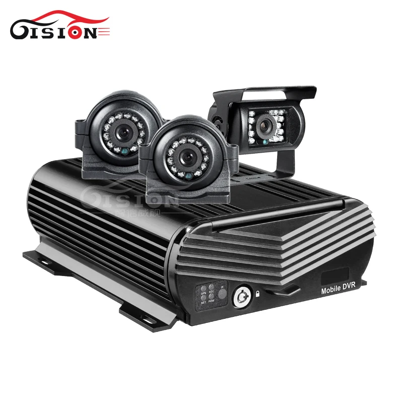 Видеорегистратор для автобуса, такси, фургона, 4 канала, GPS, Wi-Fi