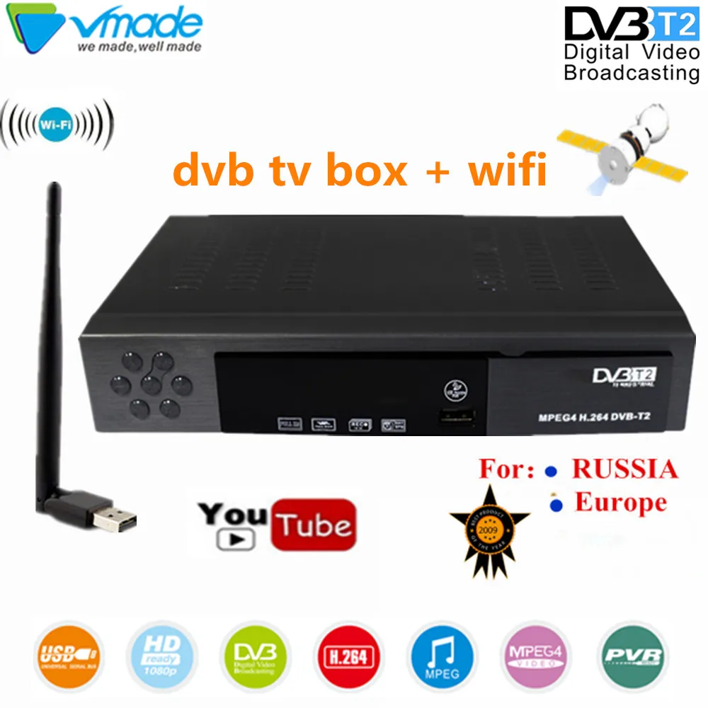 Телевизионная приставка dvb высокое цифрового наземного ТВ приемник DVB T2 8902 с USB WI FI