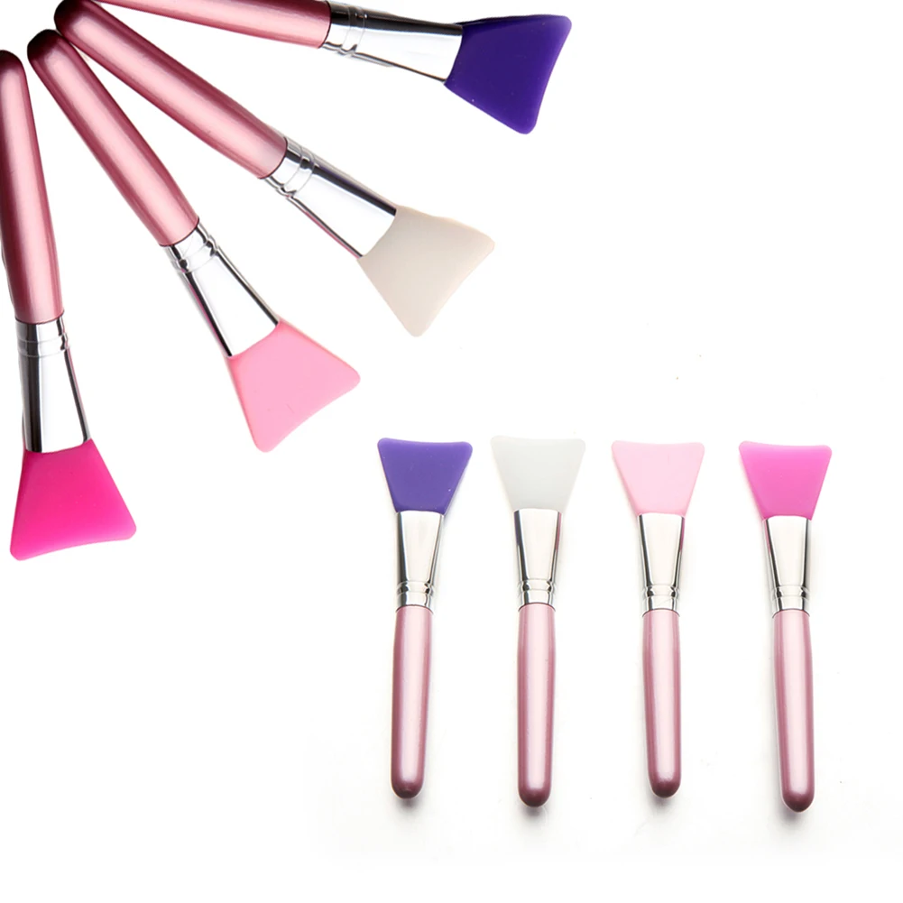 Новая мягкая плоская силиконовая маска щетка аппликатор для грязи лица