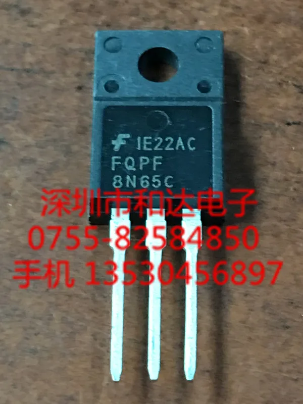 Новые и оригинальные FQPF8N65C TO-220F Горячие продажи интегральных схем |