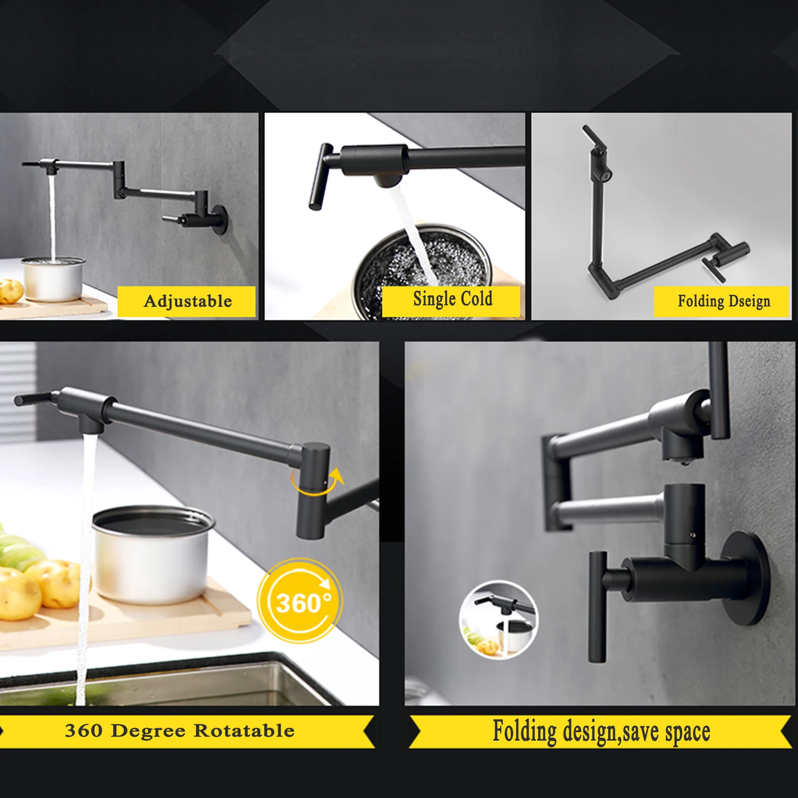 Смеситель для кухонной раковины SHBSHAIMY однорычажный кран холодной воды