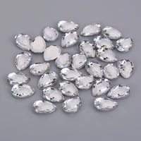 1318mm pointback drop glitter crystal ab rhinestone acrylic crystal for diy gem jewelry making beads