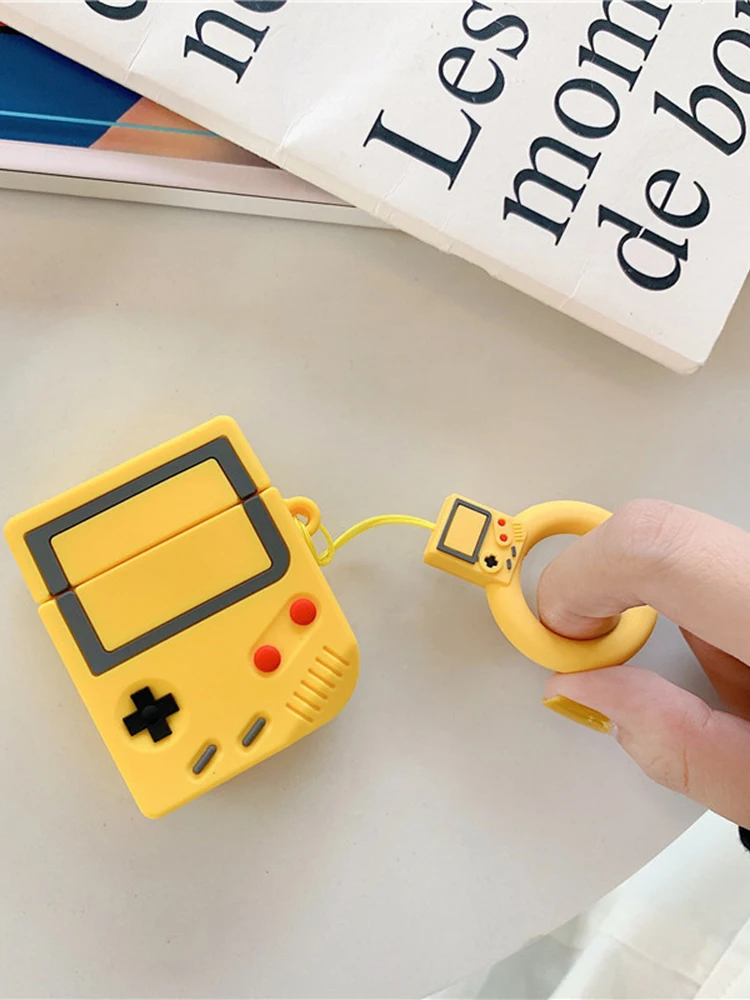 Силиконовый чехол Gameboy для Apple Airpods защитный наушников|Аксессуары наушников| |