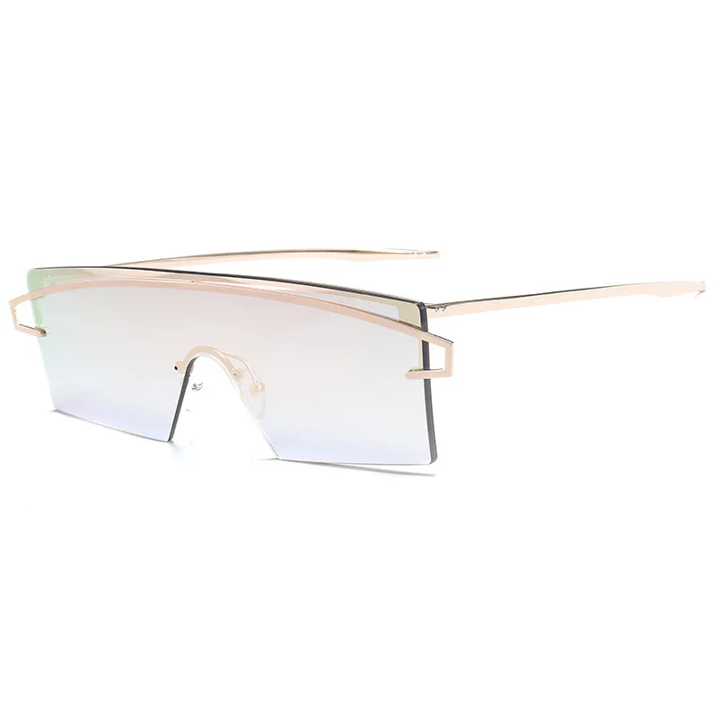 Женские солнцезащитные очки в стиле стимпанк мужские негабаритные солнечные