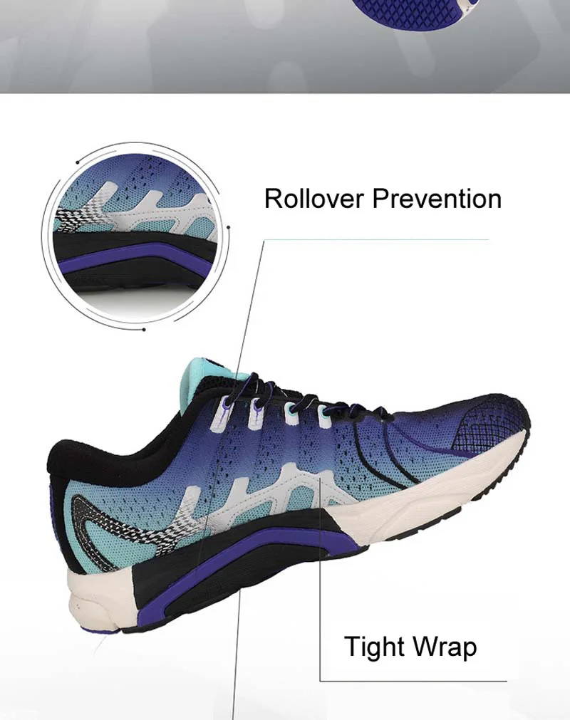 Li-Ning мужские беговые кроссовки для беговых прогулок с 4 амортизационными подкладами, спортивная обувь ARZP001 XYP876