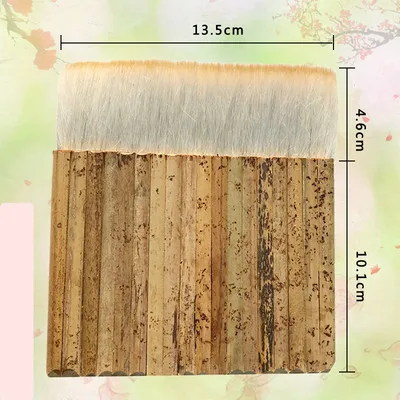 10 joint brush 6/10/12/18/24 совместных кисточки китайский Краски ing затенение широкая кисть бамбуковая трубка ручки Краски ing масла акварель Краски крепления щетки - Цвет: 10 joint brush