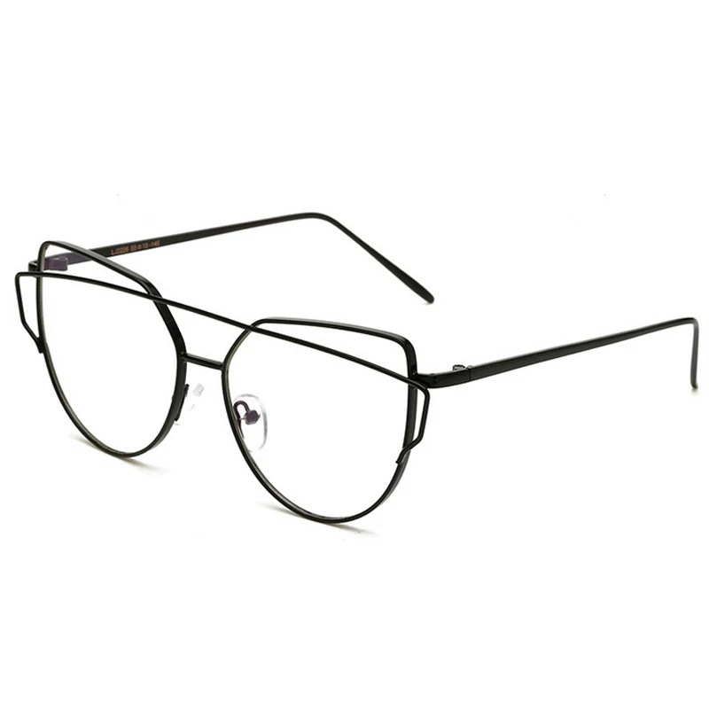 Новые женские винтажные очки с бесцветными линзами оправа для очков прозрачные