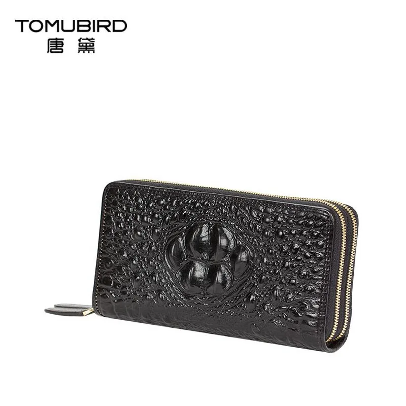 Сумка женская из натуральной кожи аллигатора на молнии длинный 2020|genuine leather women