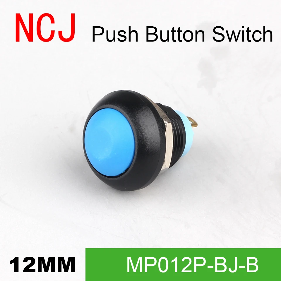 NCJ MP12 PC кнопочный переключатель мгновенного действия семь цветов 2 А|Выключатели|